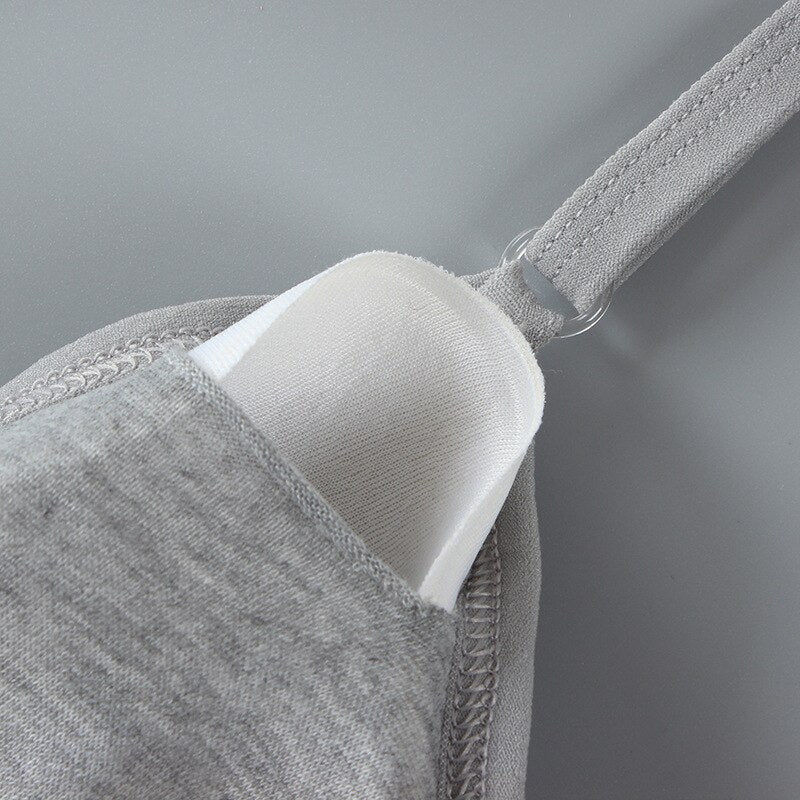 8-16 Years Cotton Girls Training Bra Adolescente Girl's Sport Bras Teen Girl Underwear Push Up Teens Bras With Chest Pad KF027