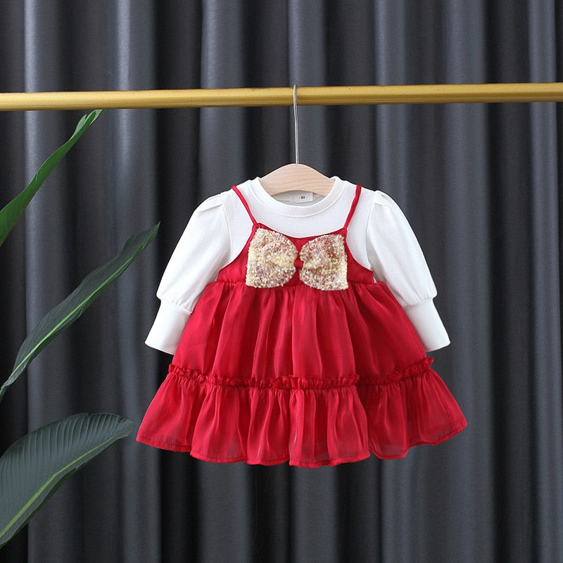 2022 Fall Newborn Baby Girl Dress Clothes Toddler Girls Princess Plaid Birthday Dresses For Infant Baby Clothing 0-2y Vestidos