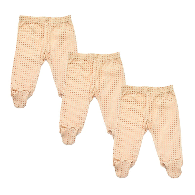 3pieces/Lot Trousers 0-18 Months Newborn Baby Pants Spring Autumn Babies Boy Footied Infant Girls Unisex Cute Twins Clothing