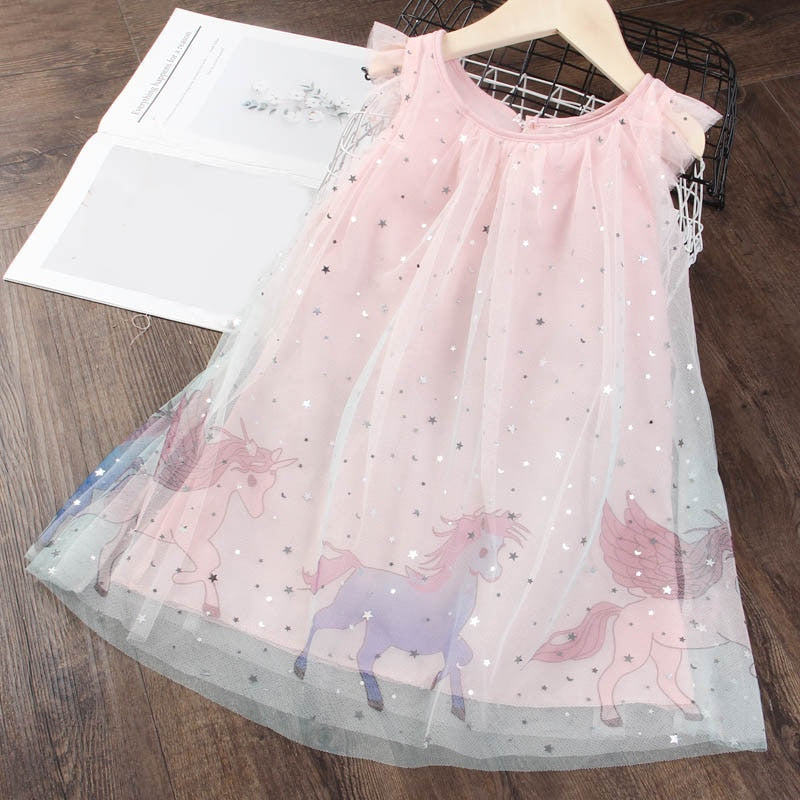 Bear Leader Girls Dress 2022 New Summer Brand Girls Clothes Lace And Ball Design Kids Princess Dress Party Dress For 3-7 Years