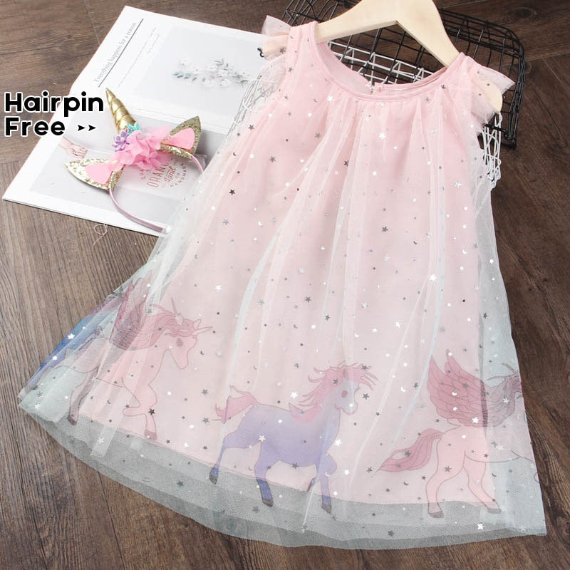 Bear Leader Girls Dress 2022 New Summer Brand Girls Clothes Lace And Ball Design Kids Princess Dress Party Dress For 3-7 Years