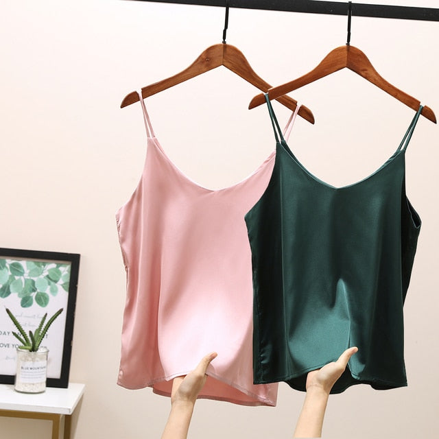 2021 Women Sexy Crop Tops Silk Tube Top Female Sleeveless Camis Seamless Sports Lingerie Tee Bra Crop Top Bandeau Top Tank Sling