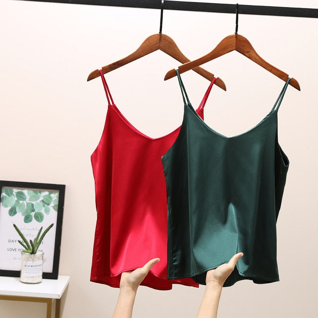 2021 Women Sexy Crop Tops Silk Tube Top Female Sleeveless Camis Seamless Sports Lingerie Tee Bra Crop Top Bandeau Top Tank Sling