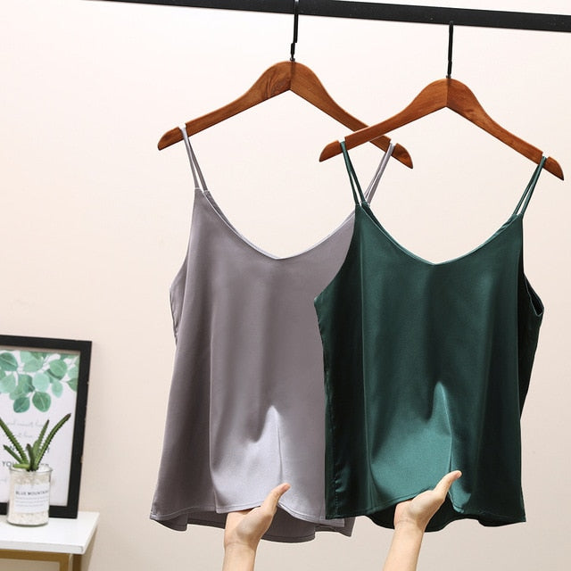 2021 Women Sexy Crop Tops Silk Tube Top Female Sleeveless Camis Seamless Sports Lingerie Tee Bra Crop Top Bandeau Top Tank Sling
