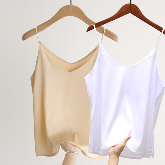 2021 Women Sexy Crop Tops Silk Tube Top Female Sleeveless Camis Seamless Sports Lingerie Tee Bra Crop Top Bandeau Top Tank Sling
