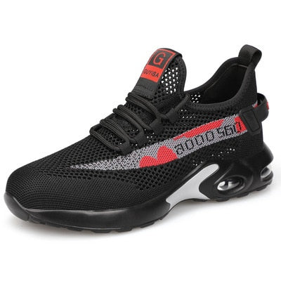 Safety Shoes Men Steel Toe Indestructible Shoes Anti-puncture Work Sneakers Breathable Sefety Work Boots Male Zapatos De Hombre