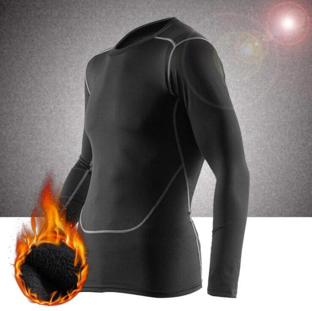 Aismz Winter Thermal Underwear Men Warm First Layer Man Undrewear Set Fleece Compression Quick Drying Second Skin Long Johns