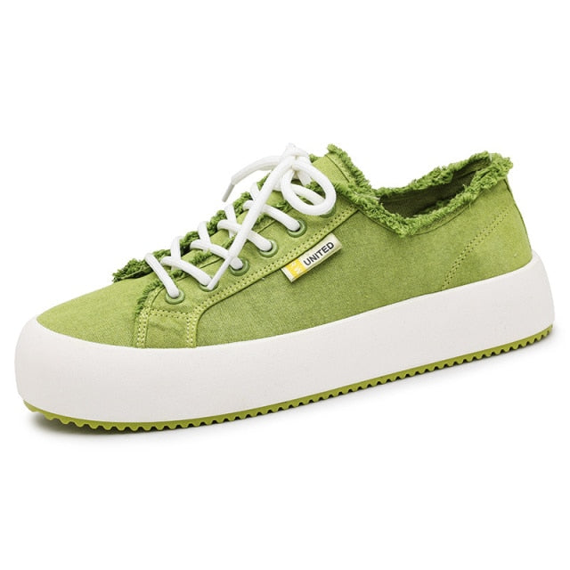 Autumn Yellow Retro Men's Vulcanized Shoes Platform Sneakers Mens Designer Shoes Male Canvas Casual Sneakers zapatillas hombre