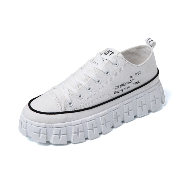 Autumn Yellow Retro Men's Vulcanized Shoes Platform Sneakers Mens Designer Shoes Male Canvas Casual Sneakers zapatillas hombre