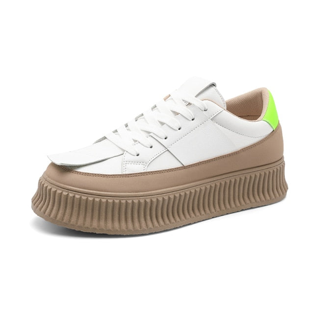 Autumn Yellow Retro Men's Vulcanized Shoes Platform Sneakers Mens Designer Shoes Male Canvas Casual Sneakers zapatillas hombre