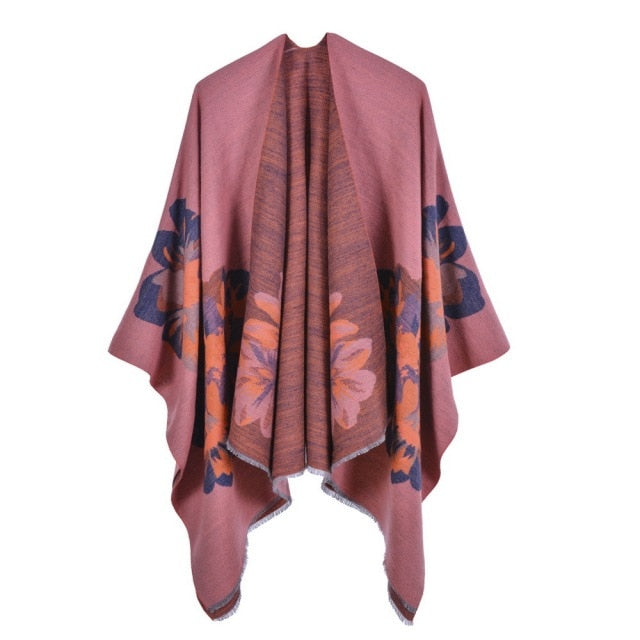 Zawaland Mandala Shawl Floral Printed Warm Scarf Home Office Decorative Long Scarves 2021 Casual Beach Party Women Shawls