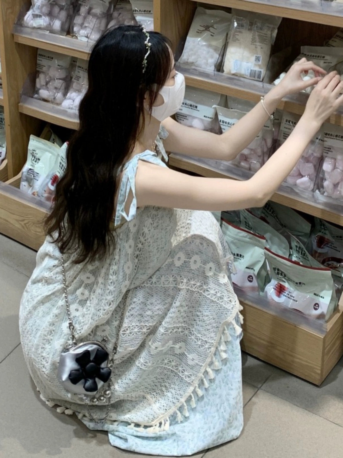 Retro Female Summer Slimming Temperament Camisole Dress