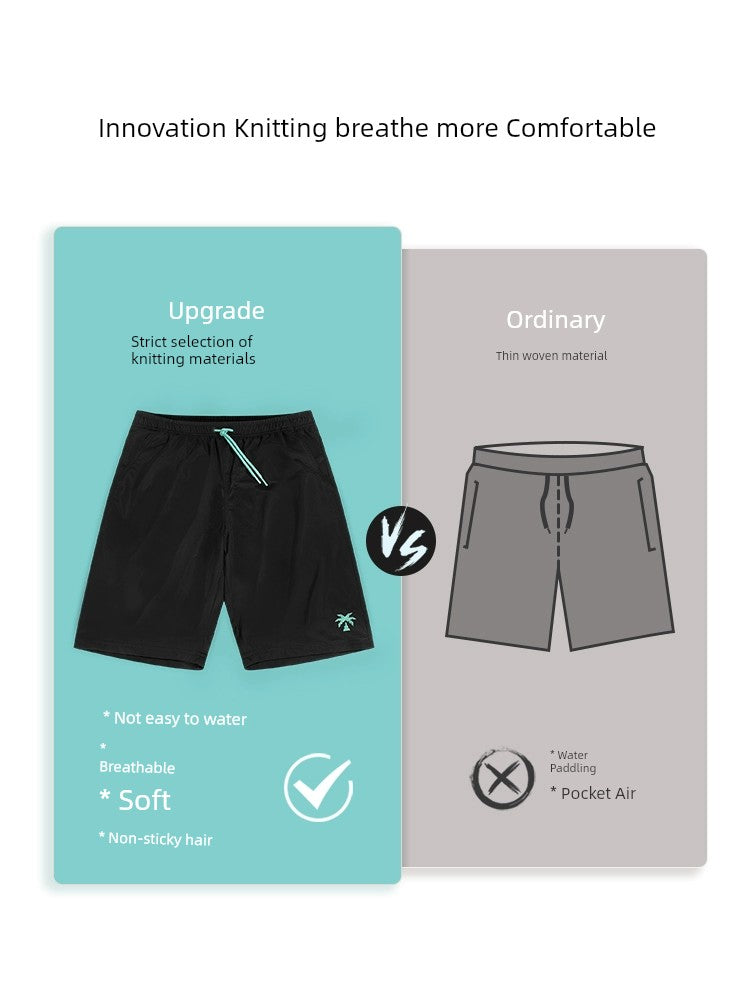 Breathing More Comfortable | Hot Spring Swimming Trunks Men 2024 New Arrival Beach Pants Plus Size Soakable Anti-Embarrassment