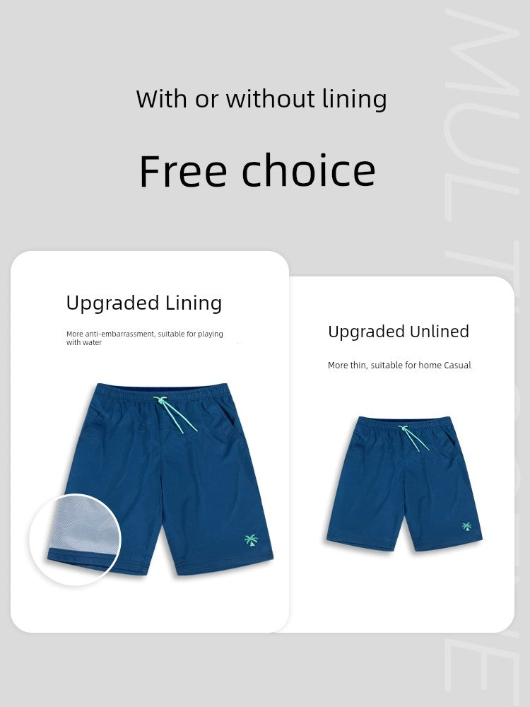 Breathing More Comfortable | Hot Spring Swimming Trunks Men 2024 New Arrival Beach Pants Plus Size Soakable Anti-Embarrassment