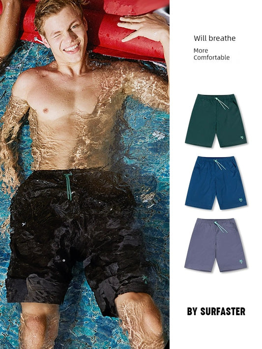 Breathing More Comfortable | Hot Spring Swimming Trunks Men 2024 New Arrival Beach Pants Plus Size Soakable Anti-Embarrassment