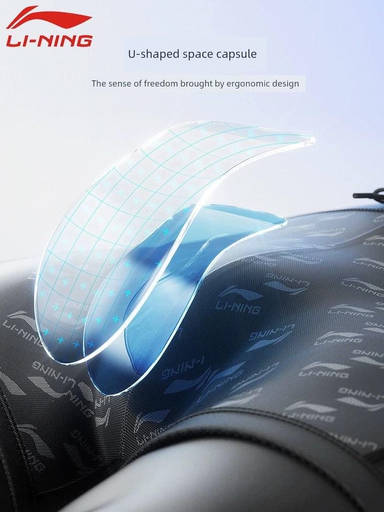 Li Ning Swimming Trunks Men 2024 New Arrival Men's Swimsuit Plus Size Professional Training Anti-Embarrassment Swimming Equipment Full Set