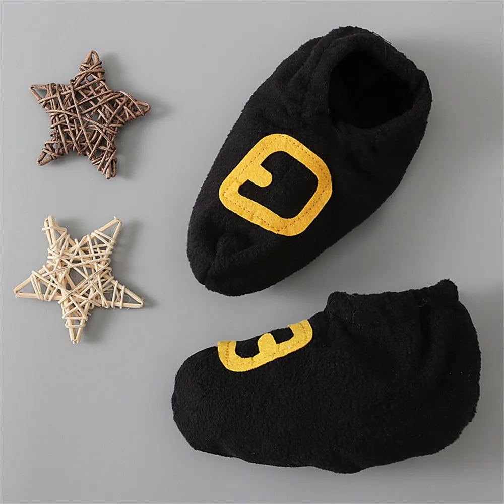 Newborn Baby Christmas Clothes Santa Claus Costume for Boy Girl Long Sleeve Top Pants Hat and Sock Outfit New Year Baby Clothing