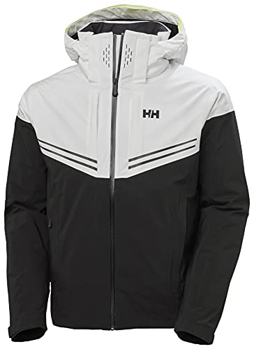 Helly-Hansen Mens Alpha Infinity Insulated Waterproof Ski Jacket, 990 Black, Large