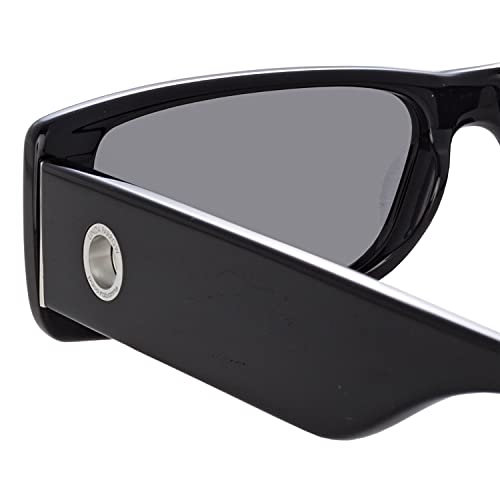 Linda Farrow, Edie Rectangular Sunglasses, Black