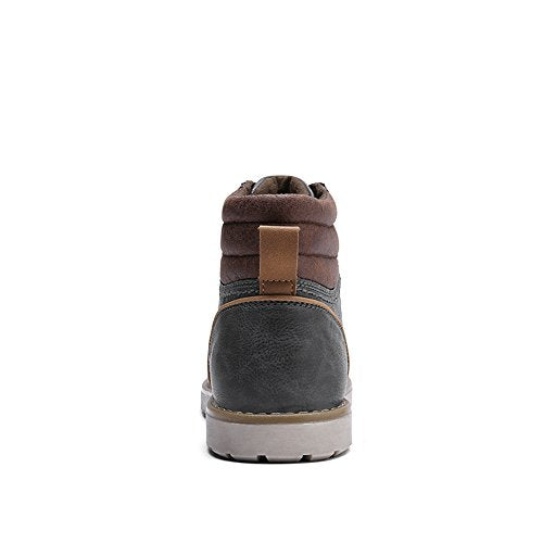 EYUSHIJIA Men's Waterproof Snow Boots Hiking Boot (10 D(M) US, Dark Gray)