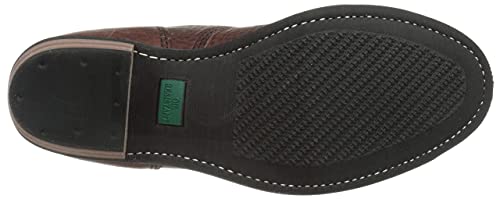 AdTec Men's 9" Packer Tumbled Leather Lacer Work Boots for Men, Chestnut - Plain Soft Toe, Moderate Mens Hiking Boots