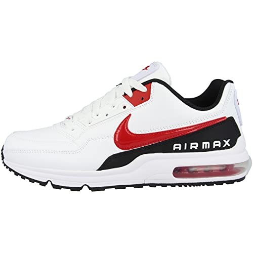 Nike Men's Air Max Ltd 3 Trail Running Shoes, Multicolour (White/University Red-Black 100), 13 UK