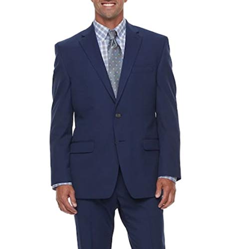 Chaps Men's Classic Fit Performance Series Stretch Suit Jacket Coat Blazer (38 Regular) Bright Navy