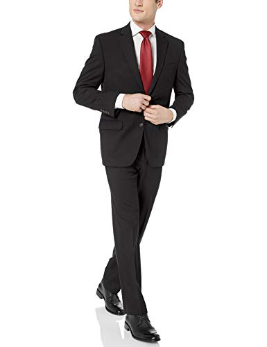 Chaps Men's All American Classic Fit Suit Separate Blazer , Black, 40 Regular
