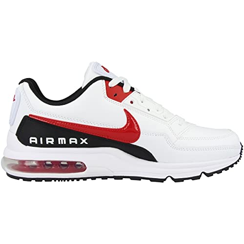 Nike Men's Air Max Ltd 3 Trail Running Shoes, Multicolour (White/University Red-Black 100), 13 UK