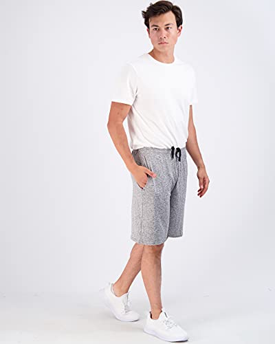 Mens Quick Dry Fit Dri-Fit Active Wear Athletic Performance Basketball Tennis Soccer Running Essentials Gym Casual Workout Tech Shorts-Set 5,XX-Large