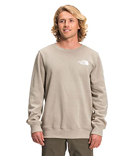 The North Face Men's Box NSE Crew Sweatshirt, Flax, M