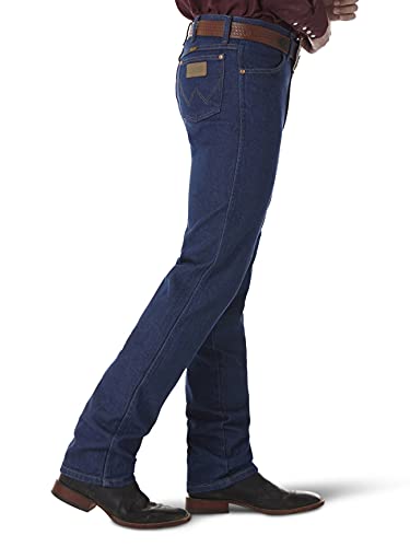 Wrangler Men's Cowboy Cut Slim Fit Jean, Rigid Indigo, 32W x 32L