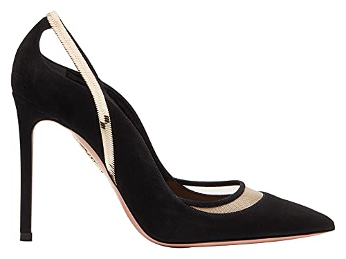 Aquazzura, Soiree Pump 105, 6, Black