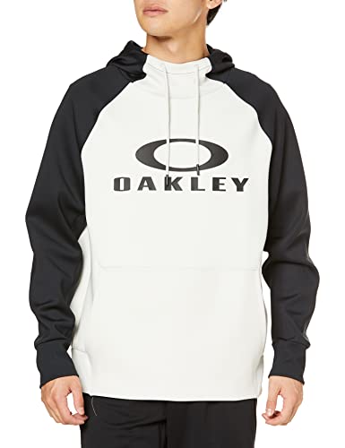 Oakley Men's Sierra DWR Fleece Hoody 2.0, Blackout/Cool Gray, M