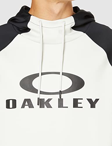 Oakley Men's Sierra DWR Fleece Hoody 2.0, Blackout/Cool Gray, M