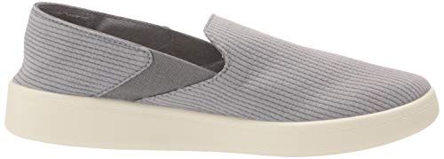 Reebok womens Cotton & Corn Slip on Walking Shoe, Spacer Grey/Chalk/White, 7 US