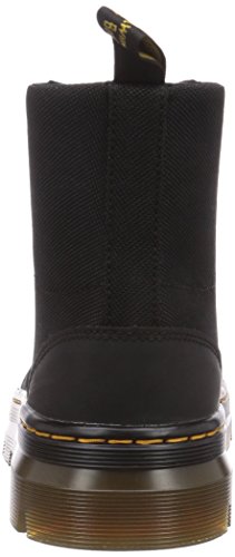Dr. Martens Men's Combs Combat Boot, Black Extra Tough Poly+Rubbery,Womens 12/Mens 11