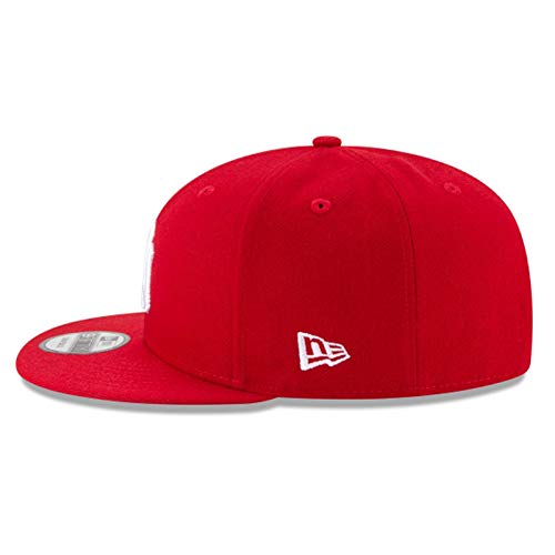 New Era Mens New York Yankees Scarlet Red 9Fifty Adjustable Snapback 950 Cap