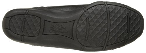 LifeStride Women's Dig Flat, Black, 7.5 M US