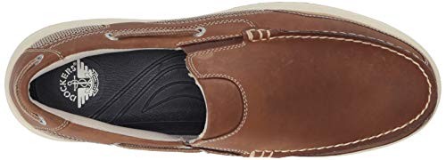 Dockers Men's Tiller Boat Shoe, Dark Tan, 11 M US