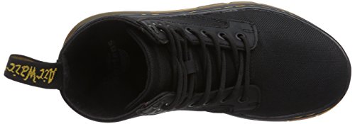 Dr. Martens Men's Combs Combat Boot, Black Extra Tough Poly+Rubbery,Womens 12/Mens 11