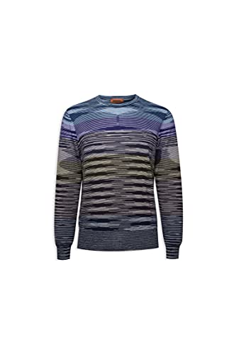 Missoni, Men's Long Sleeve Crewneck Sweater, 44, Multicoloured