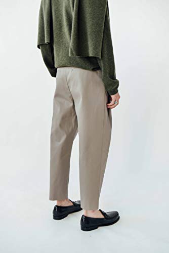 Deveaux New York, Double Pleat Wyatt Pant, 2, Stone