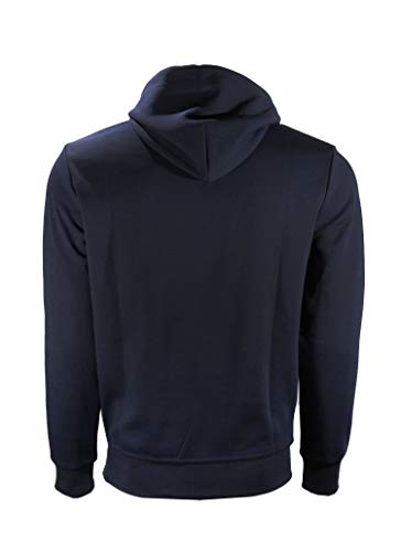 Polo Ralph Lauren Men's Double-Tech Big Pony Graphic Logo Hoodie Spring 2021 (Navy (Grey Pony) , Medium)