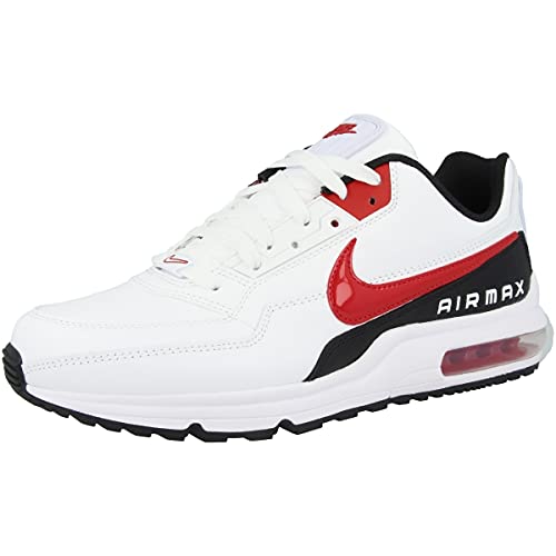 Nike Men's Air Max Ltd 3 Trail Running Shoes, Multicolour (White/University Red-Black 100), 13 UK