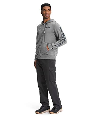 The North Face Men's Brand Proud Full Zip Hoodie, TNF Medium Grey Heather, XL