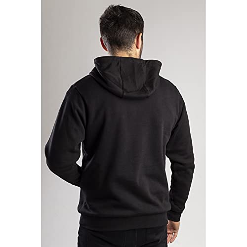 Caterpillar Men's Trademark Lined Hoodie Sweater, Black, XL