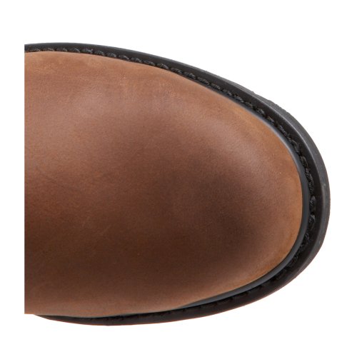 Cat Footwear Men's Revolver Pull-on Steel Toe Construction Boot, Dark Brown, 8 M US