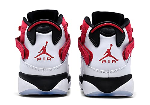 Jordan Men's 6 Rings White/Black-Carmine (322992 106) - 10.5