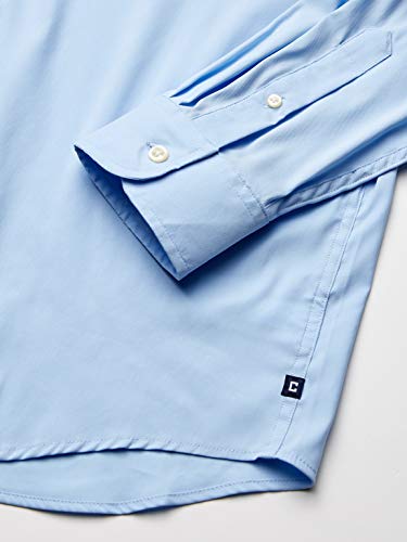 Chaps Men's Long Sleeve Performance Button Down Shirt, Austin Blue, S